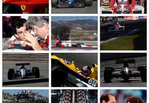 Lote de 38 fotografias do GP de Portugal de Fórmula 1 (1989)