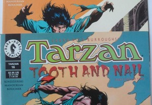 Tarzan Tooth and Nail mini série completa Dark Horse Comics BD banda desenhada