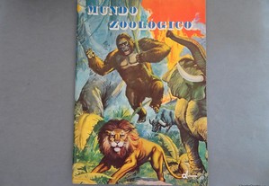 Rara caderneta de cromos vazia Mundo Zoológico