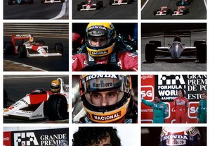 Lote de 34 fotografias do GP de Portugal de Fórmula 1 (1988)