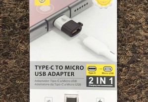 Adaptador Type-C (USB-C) para Micro USB