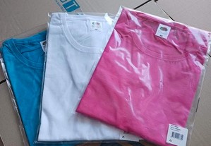 Lote roupa tshirts para homem-mulher-criança