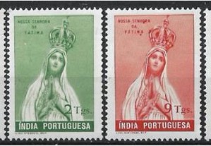 Índia portuguesa 1949 Nossa Senhora de Fátima série nova sem charneira