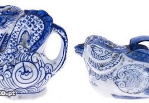 Bules zoomórficos em porcelana chinesa