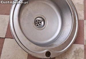 Lava-loua lava loua redondo metal inox