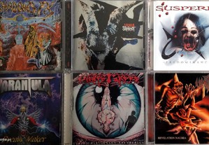 6 CDS - Metal - Muito Bom Estado