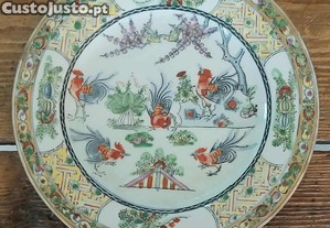 Antigo Prato porcelana Chinesa 