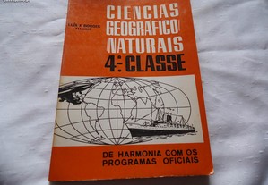 Livro Ciencias Geográficas Naturais 4 classe -Luís F. Borges