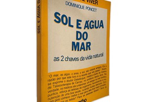Sol e Água do Mar (As 2 Chaves da Vida Natural) - Dominique Poncet