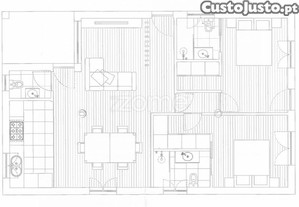 Andar Moradia T3 Para Remodelar Em Polvoreira,...