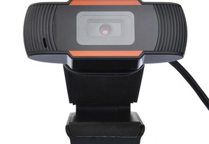 Webcam USB autofocus com microfone