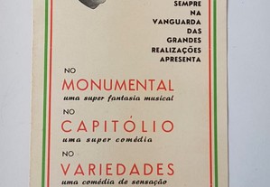 TEATRO Vasco Morgado Programa 1966