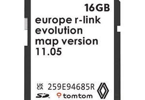 Cartão GPS Renault RLink 2023/2024 Europa
