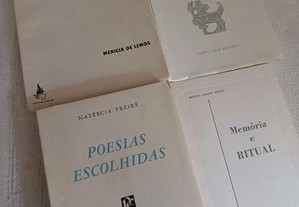 Poesia portuguesa primeiras edições conjunto por 30 euros