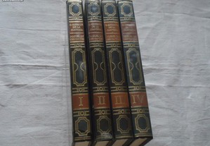 Quatro volumes de D. Quixote de lá Mancha -de Miguel de Cervantes 1 edição -1979