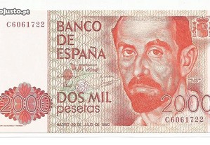 Espadim - Nota de 2.000 Pesetas de 1980 - Espanha