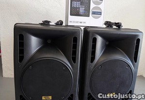 Colunas Amplificadas/Mesa som USB Bluetooth