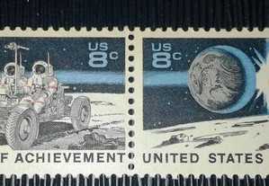 Stamp "US in space-A Decade of... (1971)