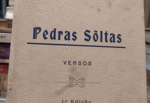 Pedras Soltas - Armando Gaio 1945 "Versos" 1ª Edição