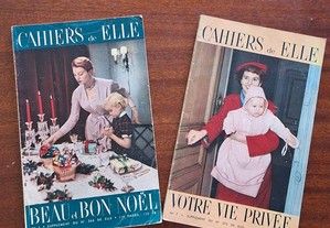 Revistas francesas femininas "Cahiers de elle" anos 50