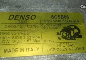 COMPRESSOR DO AR CONDICIONADO Fiat 500 c 5A7875200-51747318-312A2000