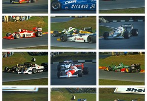 Lote de 65 fotografias do GP da Europa de Fórmula 1 (1985)