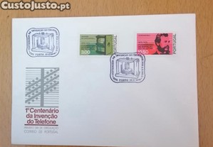 FDC, 1. Centenrio Inveno do Telefone