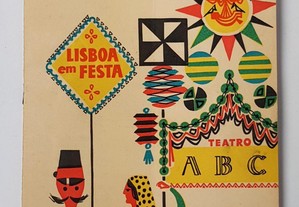 TEATRO "Lisboa em Festa" Programa ABC 1958
