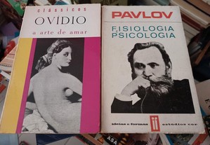 Obras de Ovídio e Pavlov