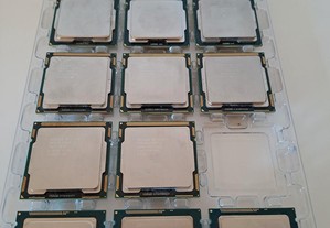 Lote de 19 CPUs da Intel (LGA 1156 1155 1150 1366)