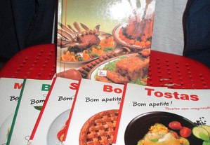 6 pequenos livros de culinária