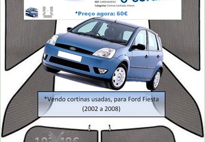 6 Cortinas para Ford Fiesta (2002 a 2008)