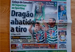 Jornal Record - Supertaça 2007 - Vencedor Sporting CP