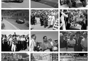 Lote de 64 fotografias do GP do Mónaco de Fórmula 1 (1955)