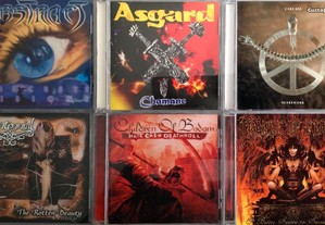 30 CDS Metal Como Novos