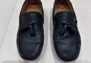 Sapatos de Homem Massimo Dutti Mocassins Azul Navy