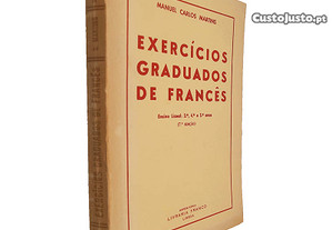 Exercícios graduados de francês - Manuel Carlos Martins