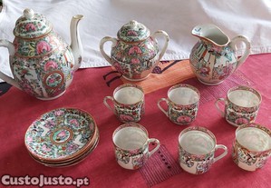 Servio de caf oriental   Fabricado em Macau