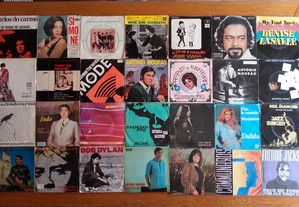 Lote de discos de vinil vários singles(individual)