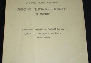 Livro O Grande Poeta António Feliciano Rodrigues