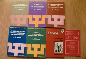 Obras de V. I. Lénine - lote 7 livros