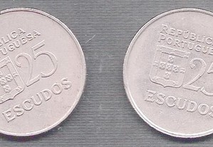 Moeda 25 Escudos 1984-1985