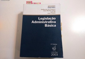 Livro Legislação Administrativa Básica Coimbra Ed