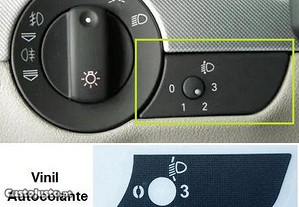 Kit vinil reparação Interruptor Luzes Audi A4