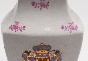 Jarra balaústre, armoriada, porcelana oriental