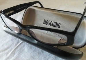 Óculos originais moschino com estojo novos