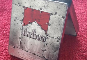 Cigarreira Vintage de Lata Marlboro