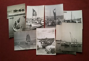 Lote de 20 Fotografias de Barcos/Rio Tejo (Anos 60/70?)
