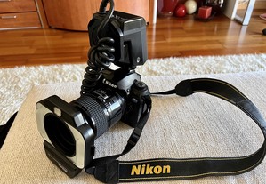 Máquina Fotográfica Nikon D70 + Lentes + Carregador + Cartões
