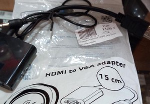 Adaptador Gembird HDMI para VGA com cabo de áudio-